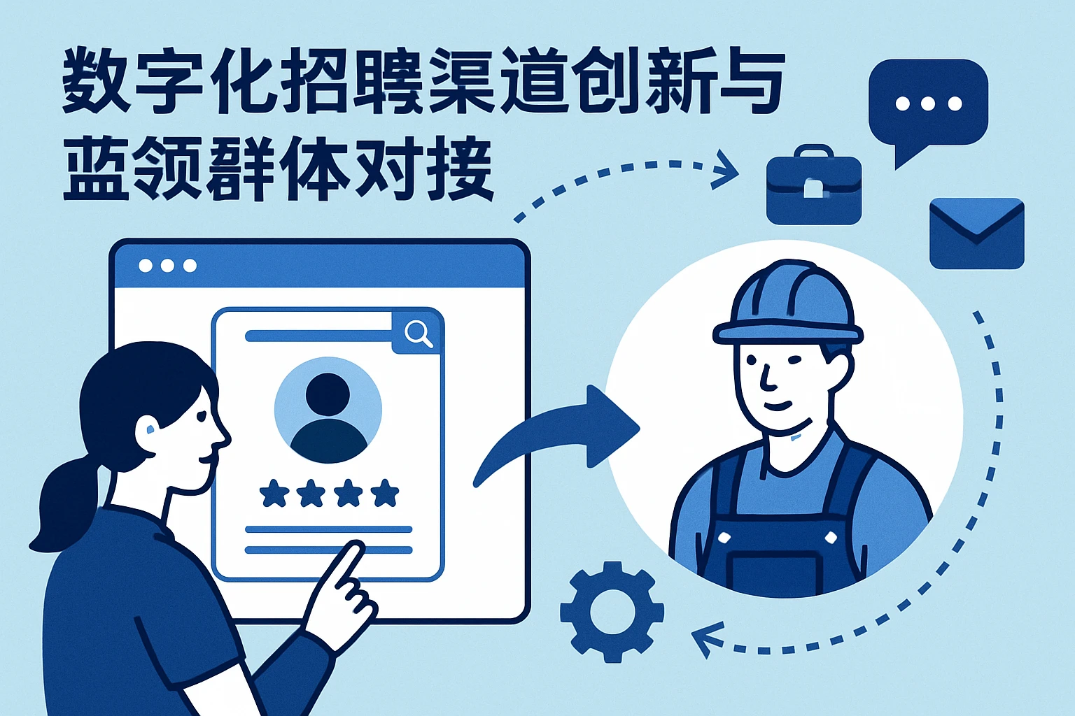 数字化招聘渠道创新与蓝领群体对接