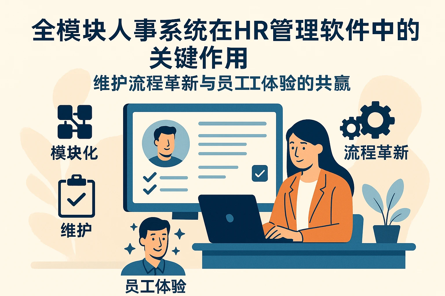 全模块人事系统在HR管理软件中的关键作用——维护流程革新与员工体验的共赢