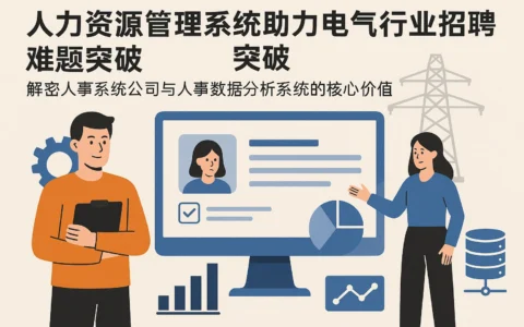 人力资源管理系统助力电气行业招聘难题突破——解密人事系统公司与人事数据分析系统的核心价值