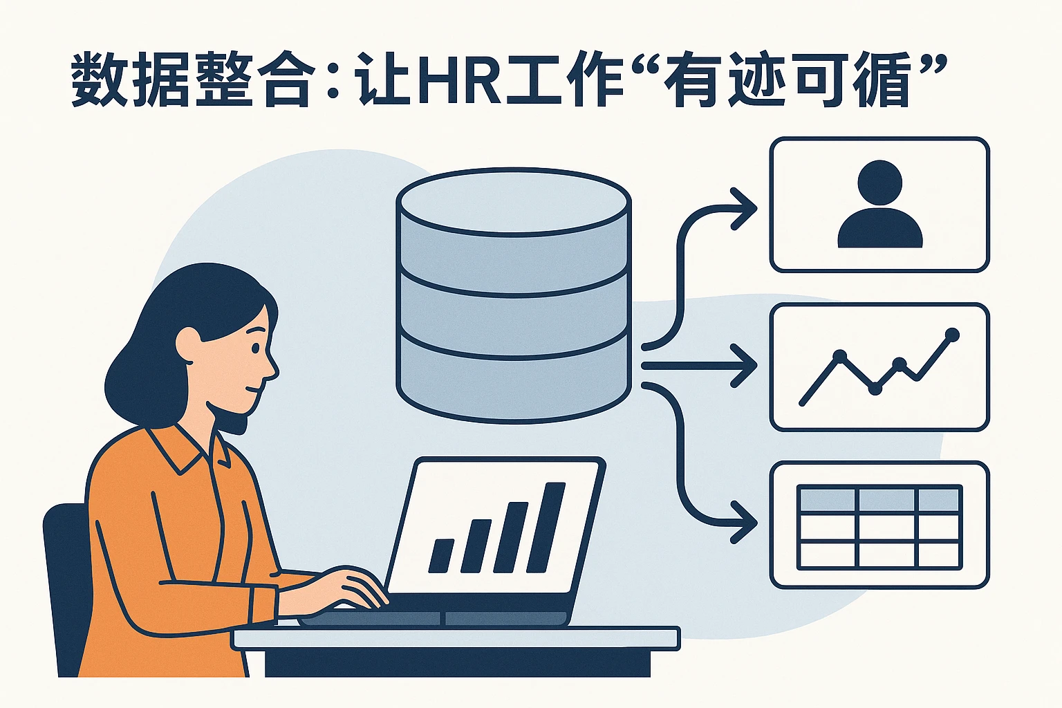 2. 数据整合：让HR工作“有迹可循”