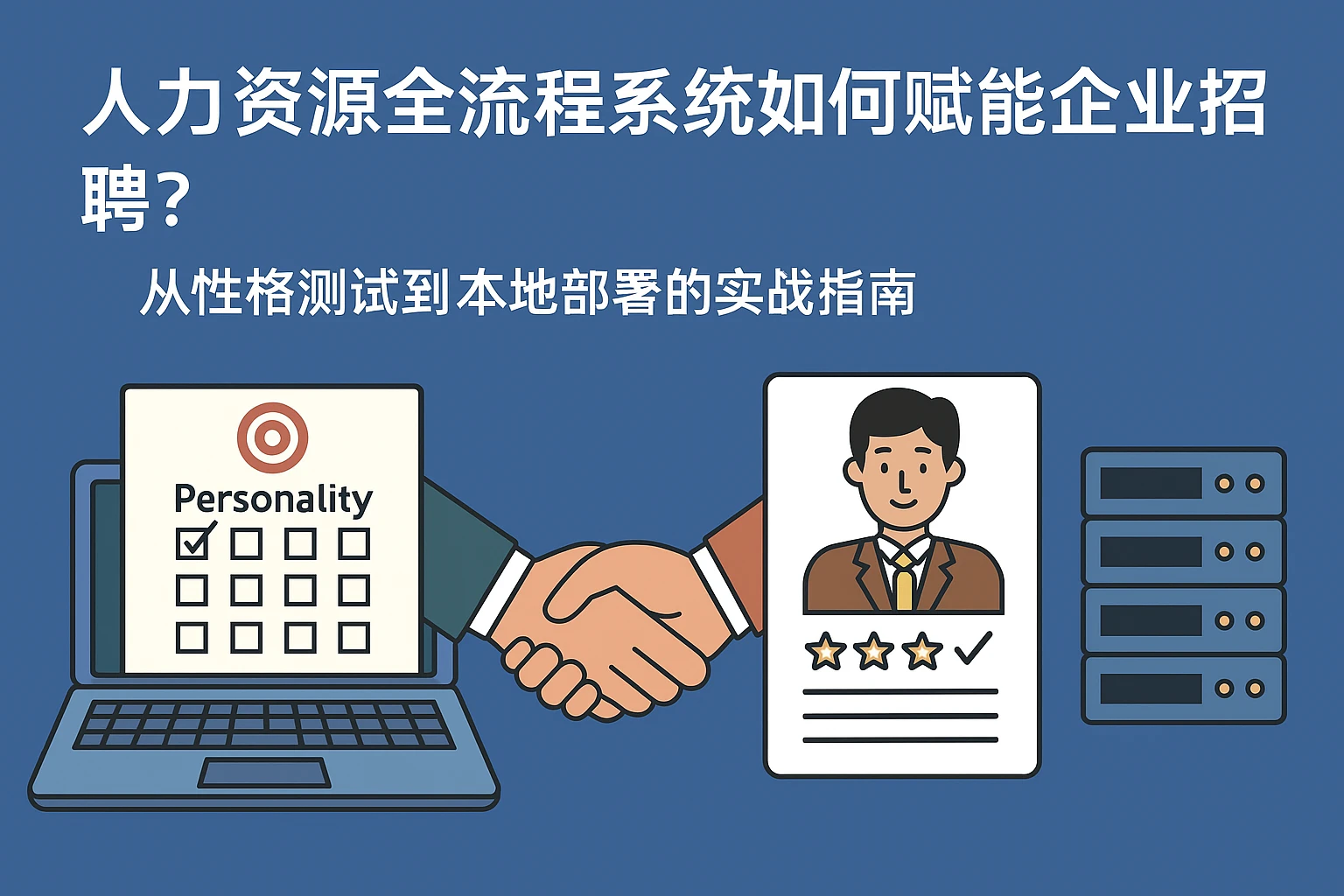 人力资源全流程系统如何赋能企业招聘？从性格测试到本地部署的实战指南