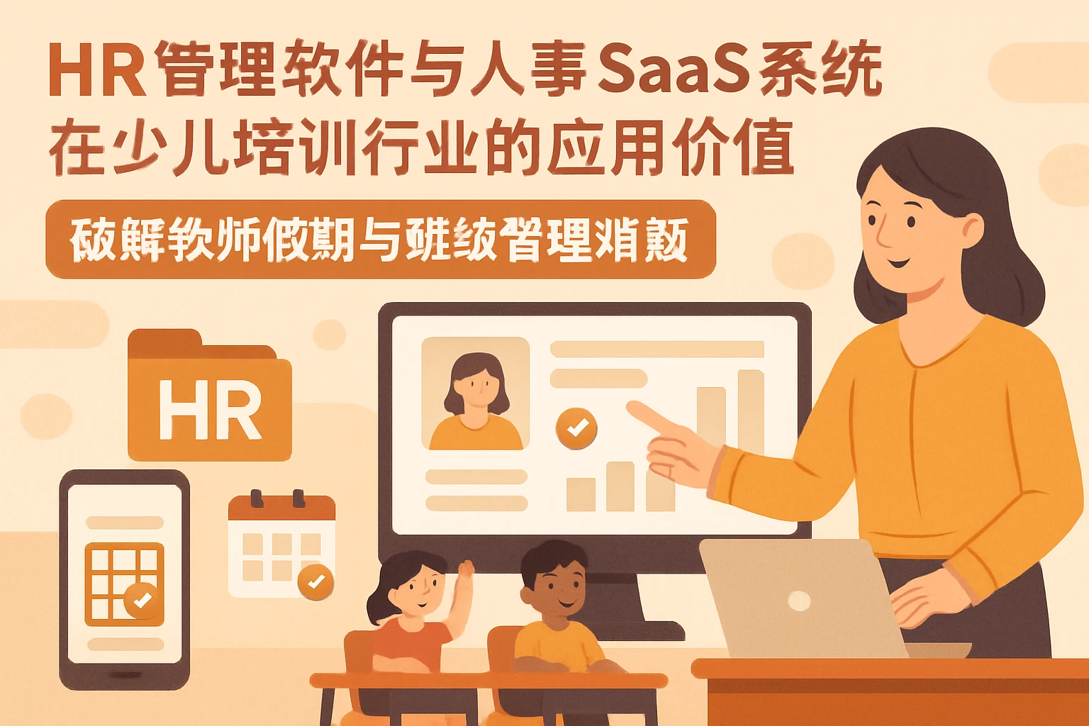 HR管理软件与人事SaaS系统在少儿培训行业的应用价值——破解教师假期与班级管理难题