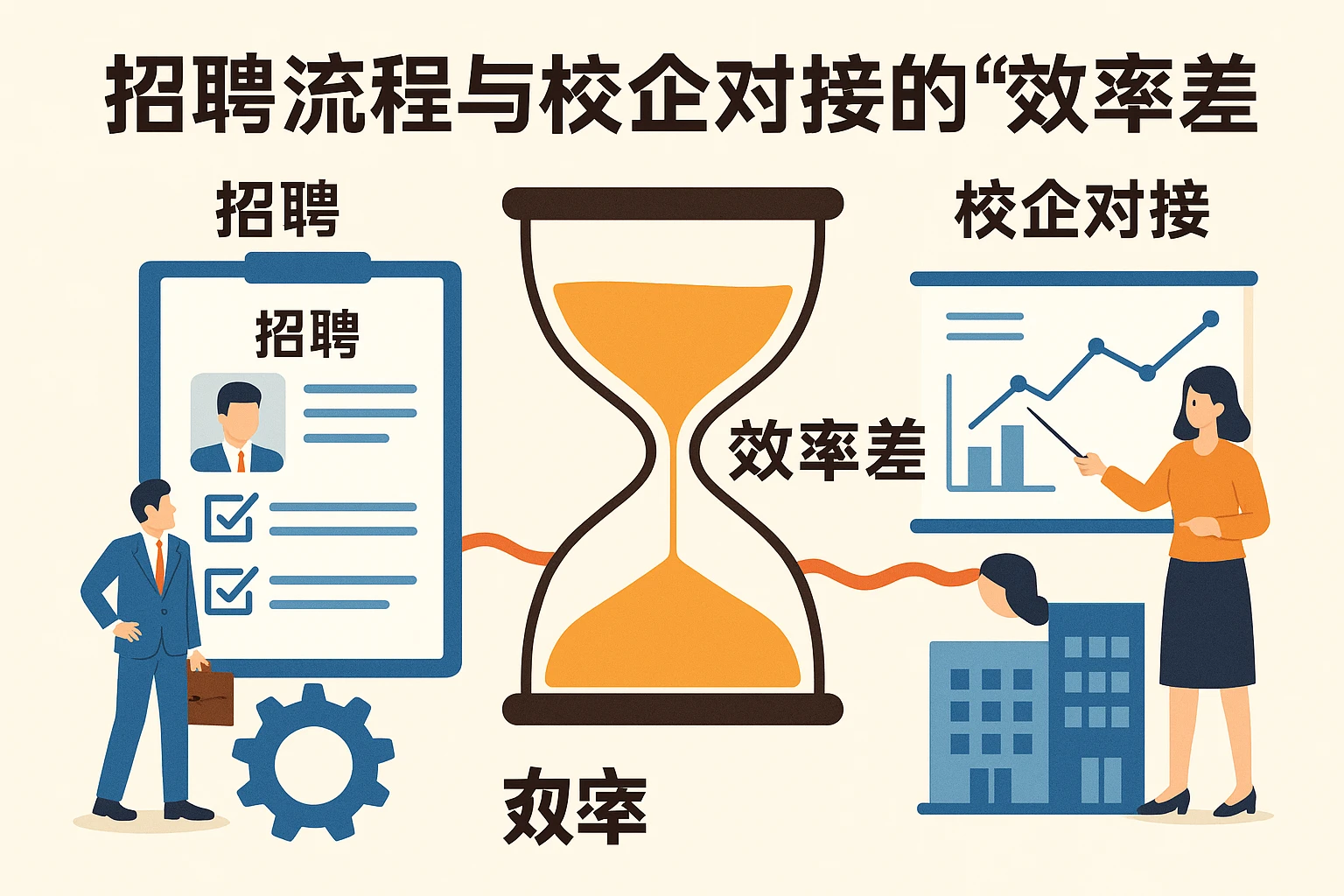 2. 招聘流程与校企对接的“效率差”