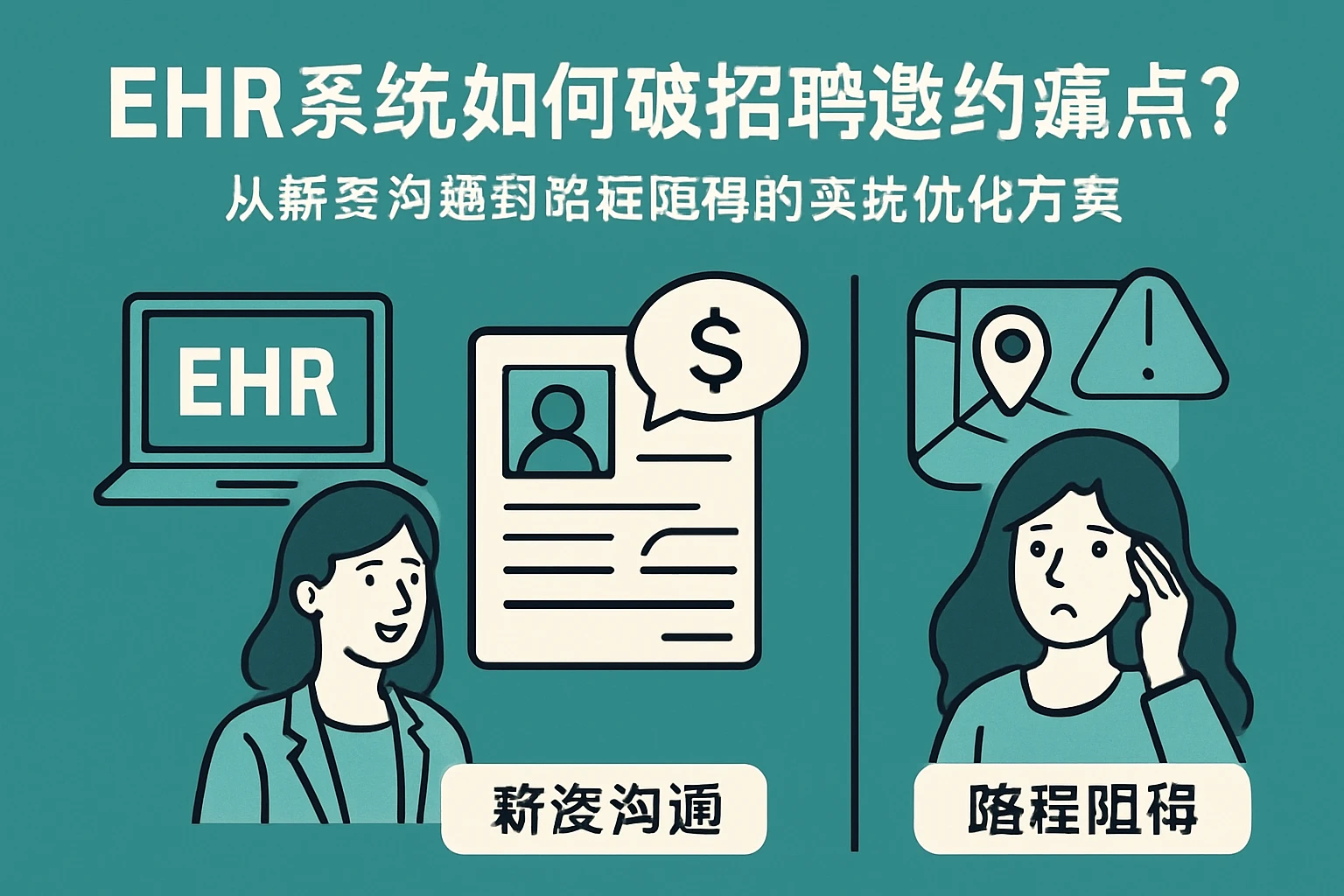 EHR系统如何破解招聘邀约痛点？从薪资沟通到路程阻碍的实战优化方案