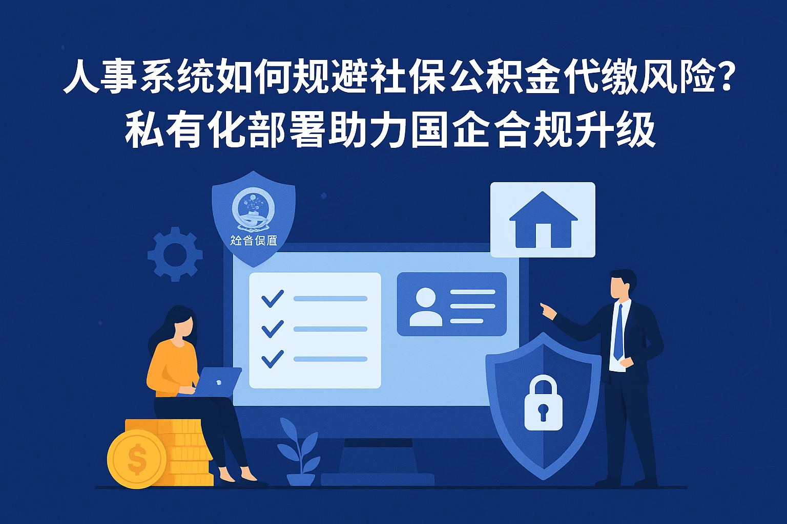 人事系统如何规避社保公积金代缴风险?私有化部署助力国企合规升级