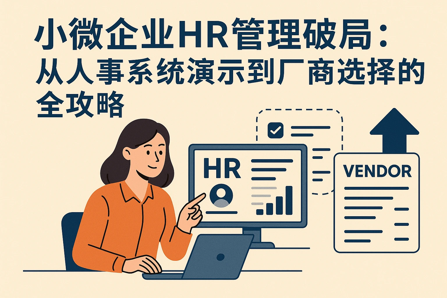 小微企业HR管理破局：从人事系统演示到厂商选择的全攻略