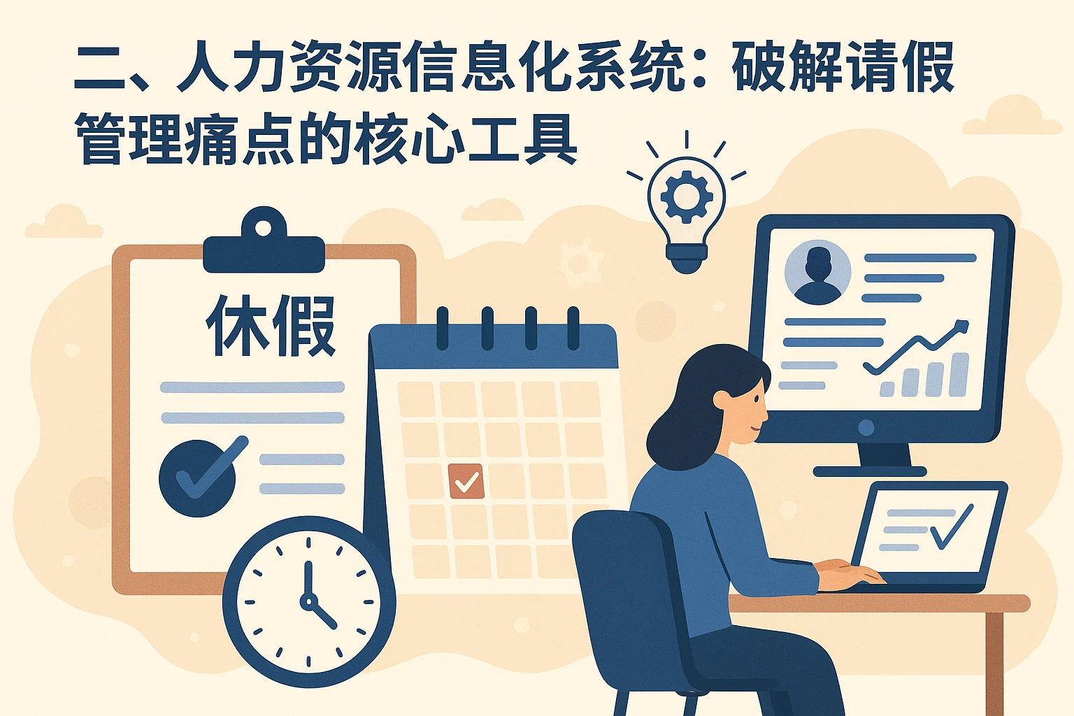 二、人力资源信息化系统：破解请假管理痛点的核心工具