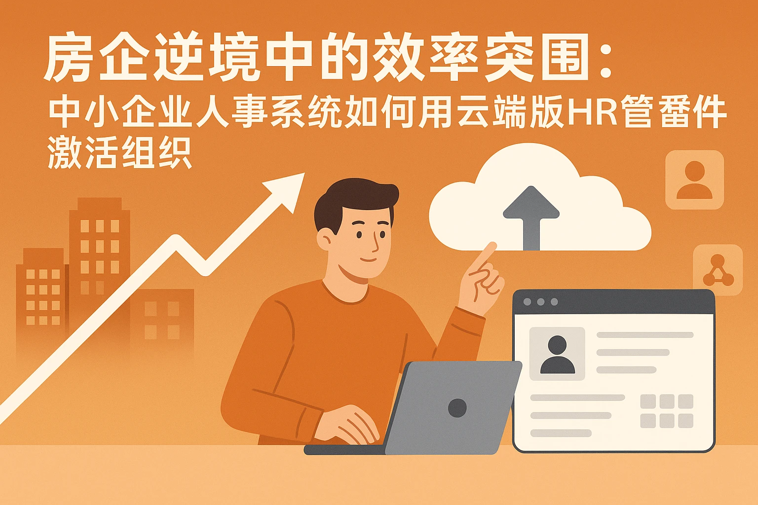 房企逆境中的效率突围：中小企业人事系统如何用云端版HR管理软件激活组织
