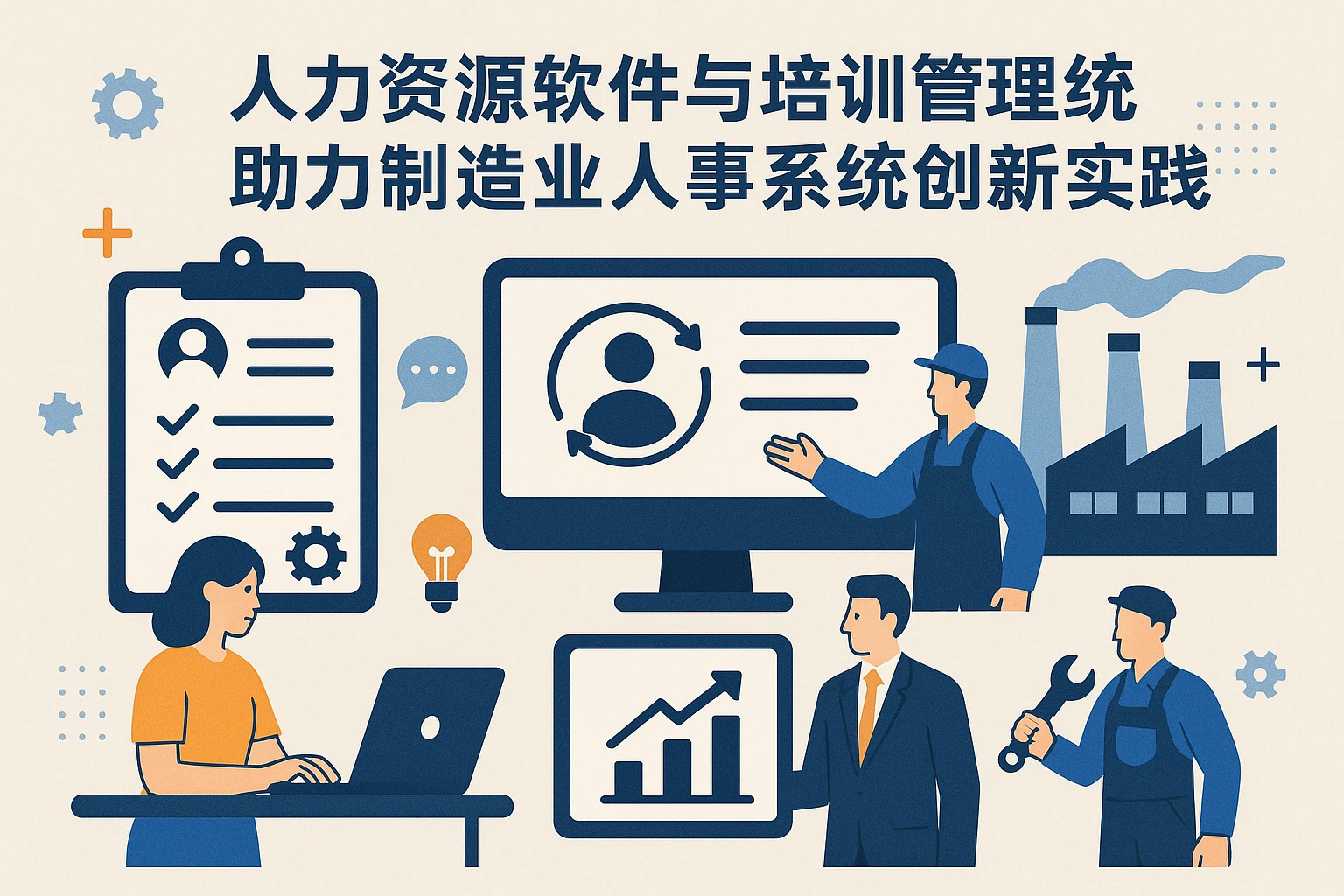 人力资源软件与培训管理系统助力制造业人事系统创新实践