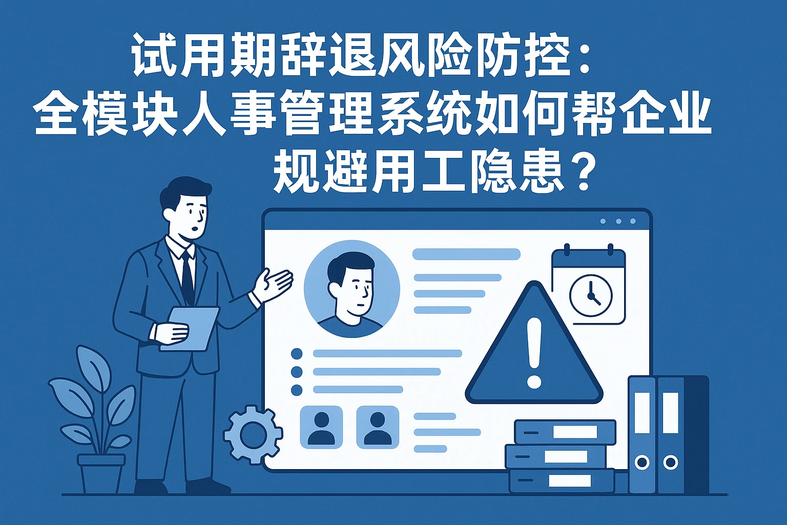 试用期辞退风险防控：全模块人事管理系统如何帮企业规避用工隐患？