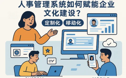 人事管理系统如何赋能企业文化建设?定制化与移动化是关键