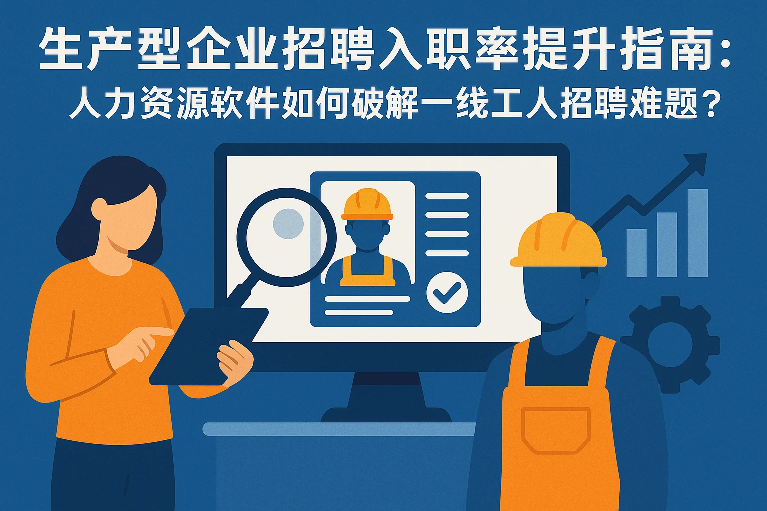 生产型企业招聘入职率提升指南：人力资源软件如何破解一线工人招聘难题？