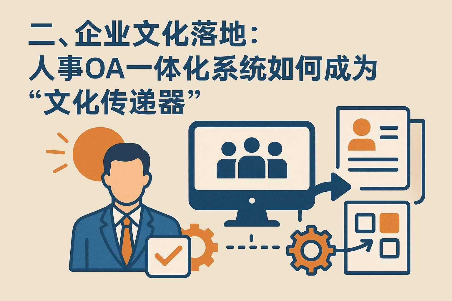 二、企业文化落地：人事OA一体化系统如何成为“文化传递器”