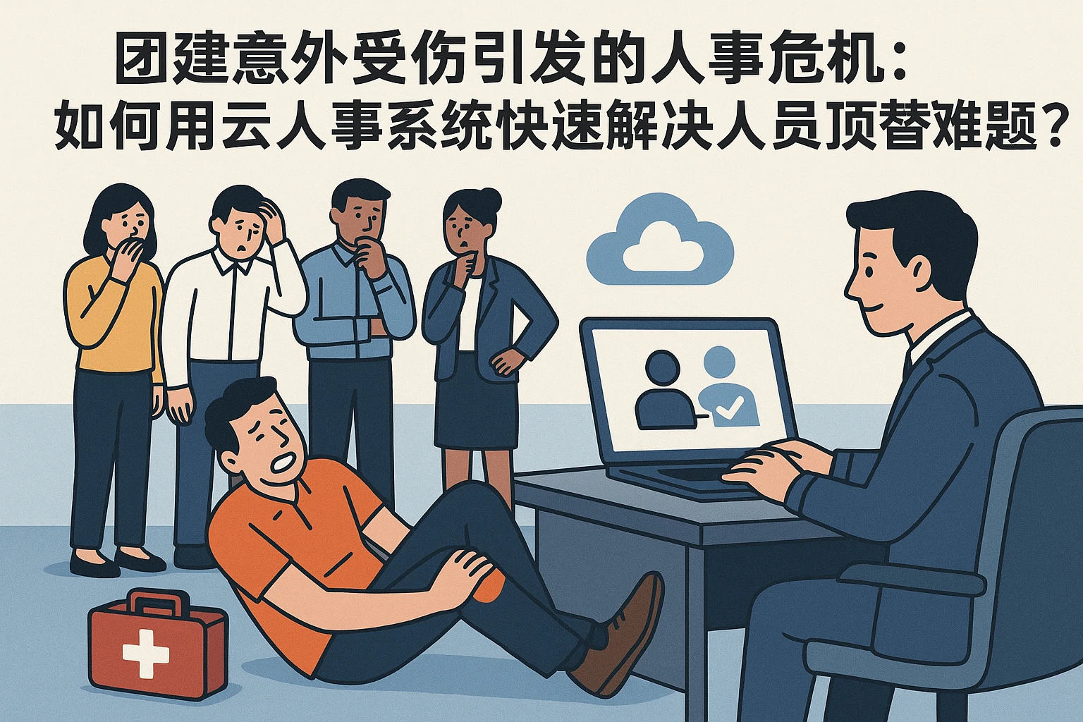 团建意外受伤引发的人事危机：如何用云人事系统快速解决人员顶替难题？