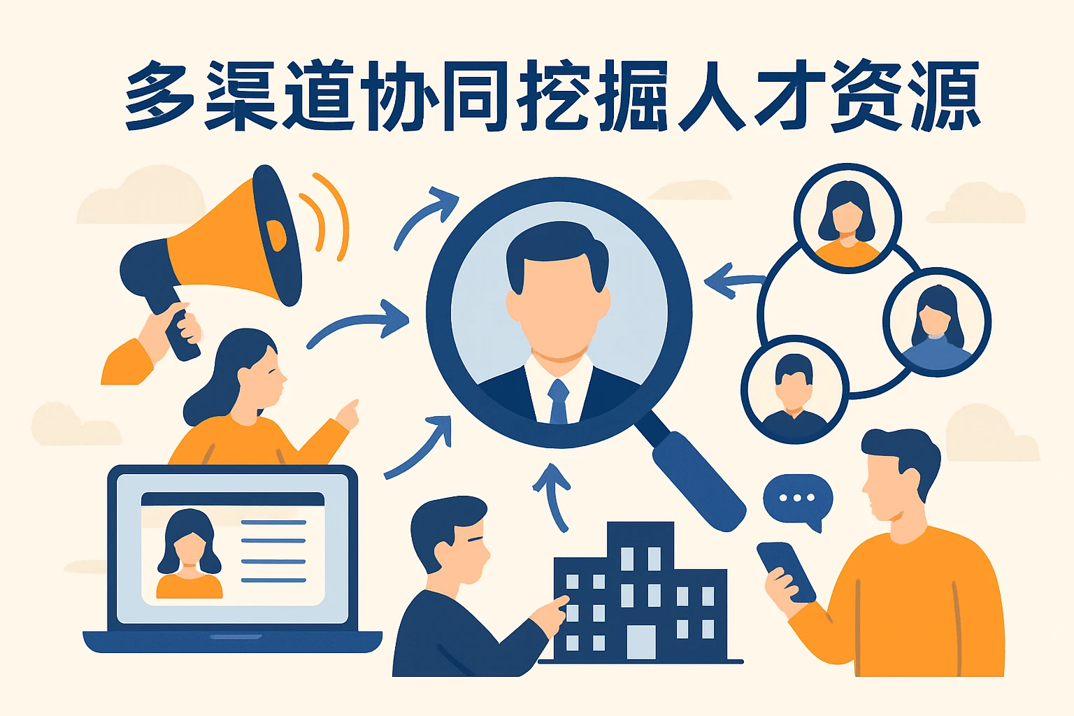 多渠道协同挖掘人才资源