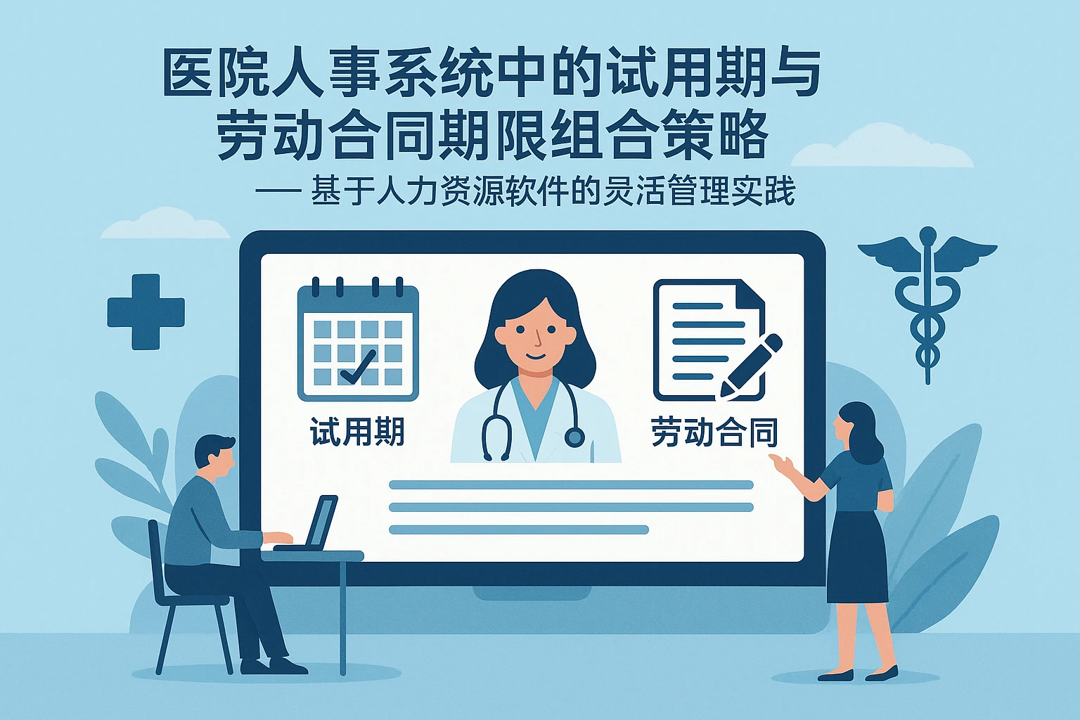 医院人事系统中的试用期与劳动合同期限组合策略——基于人力资源软件的灵活管理实践