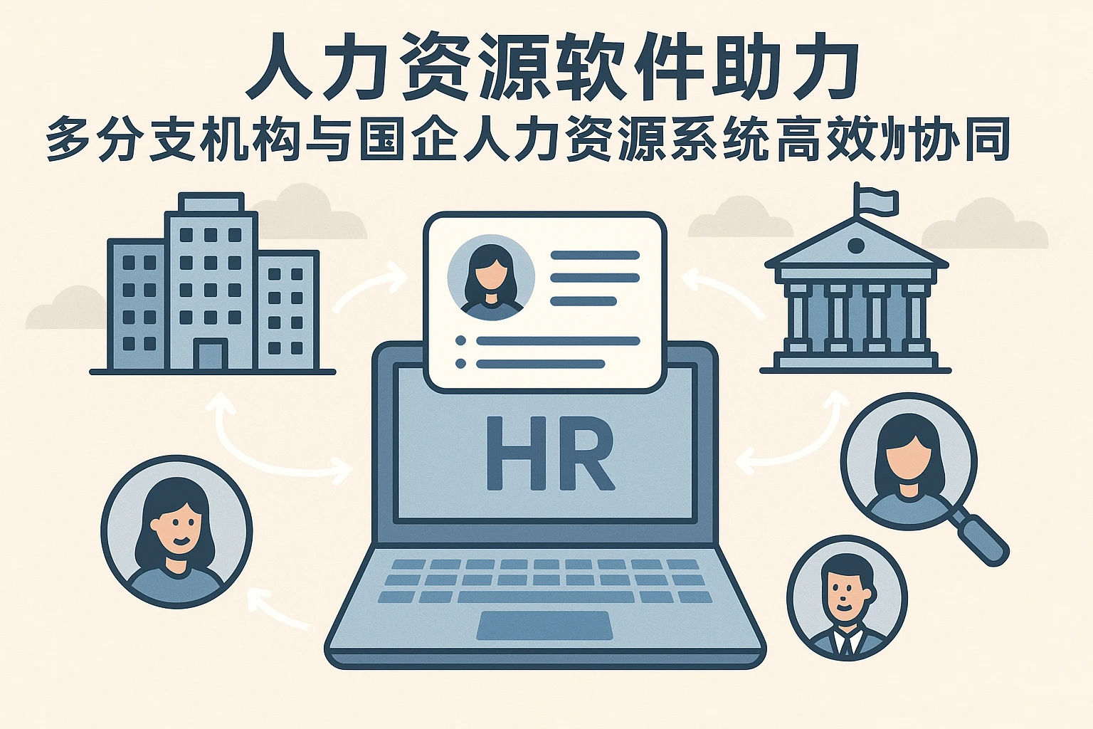 人力资源软件助力多分支机构与国企人力资源系统高效协同