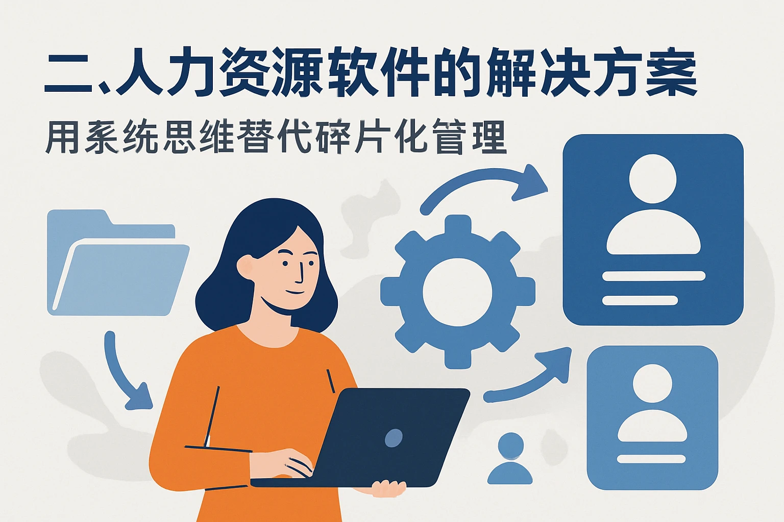 二、人力资源软件的解决方案：用系统思维替代碎片化管理
