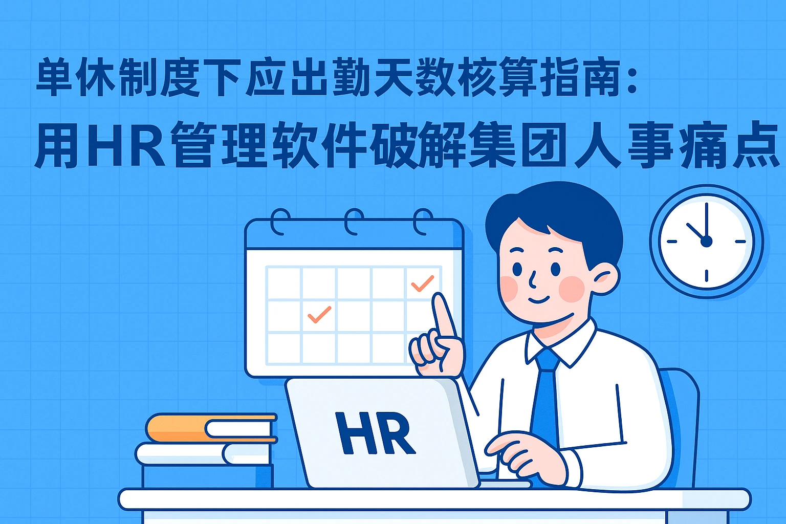 单休制度下应出勤天数核算指南：用HR管理软件破解集团人事痛点
