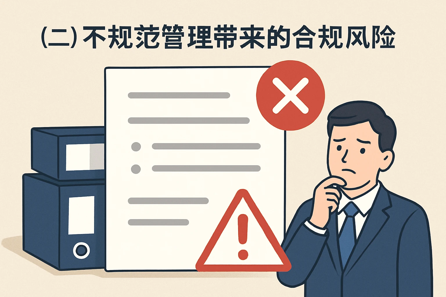 （二）不规范管理带来的合规风险