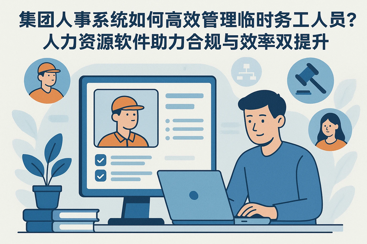 集团人事系统如何高效管理临时务工人员？人力资源软件助力合规与效率双提升