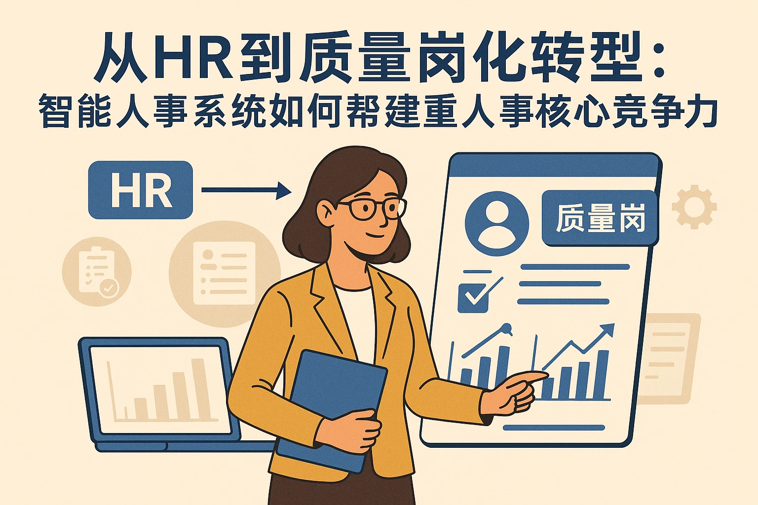 从HR到质量岗的转型：智能人事系统如何帮你重建人事核心竞争力
