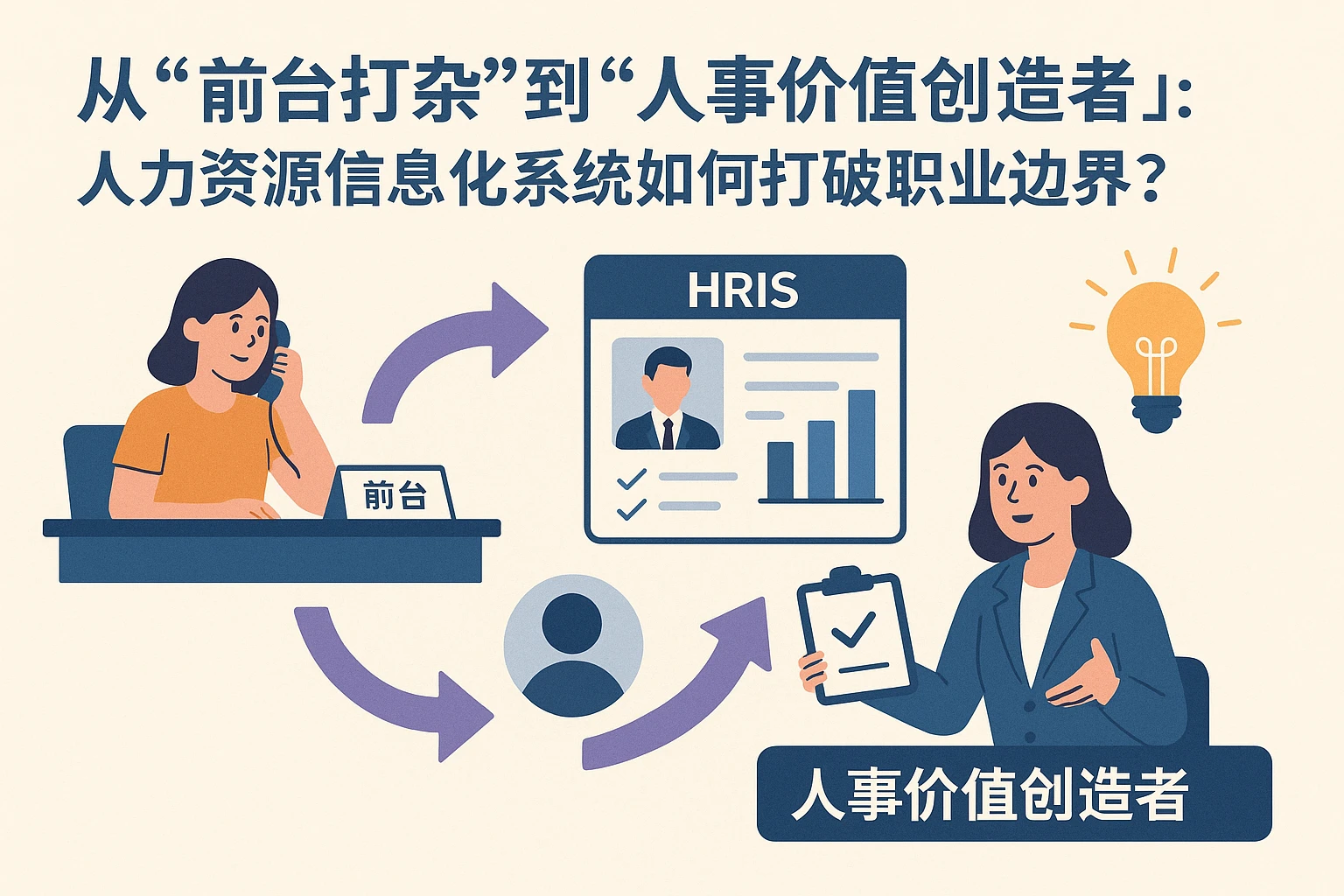 从“前台打杂”到“人事价值创造者”：人力资源信息化系统如何打破职业边界？