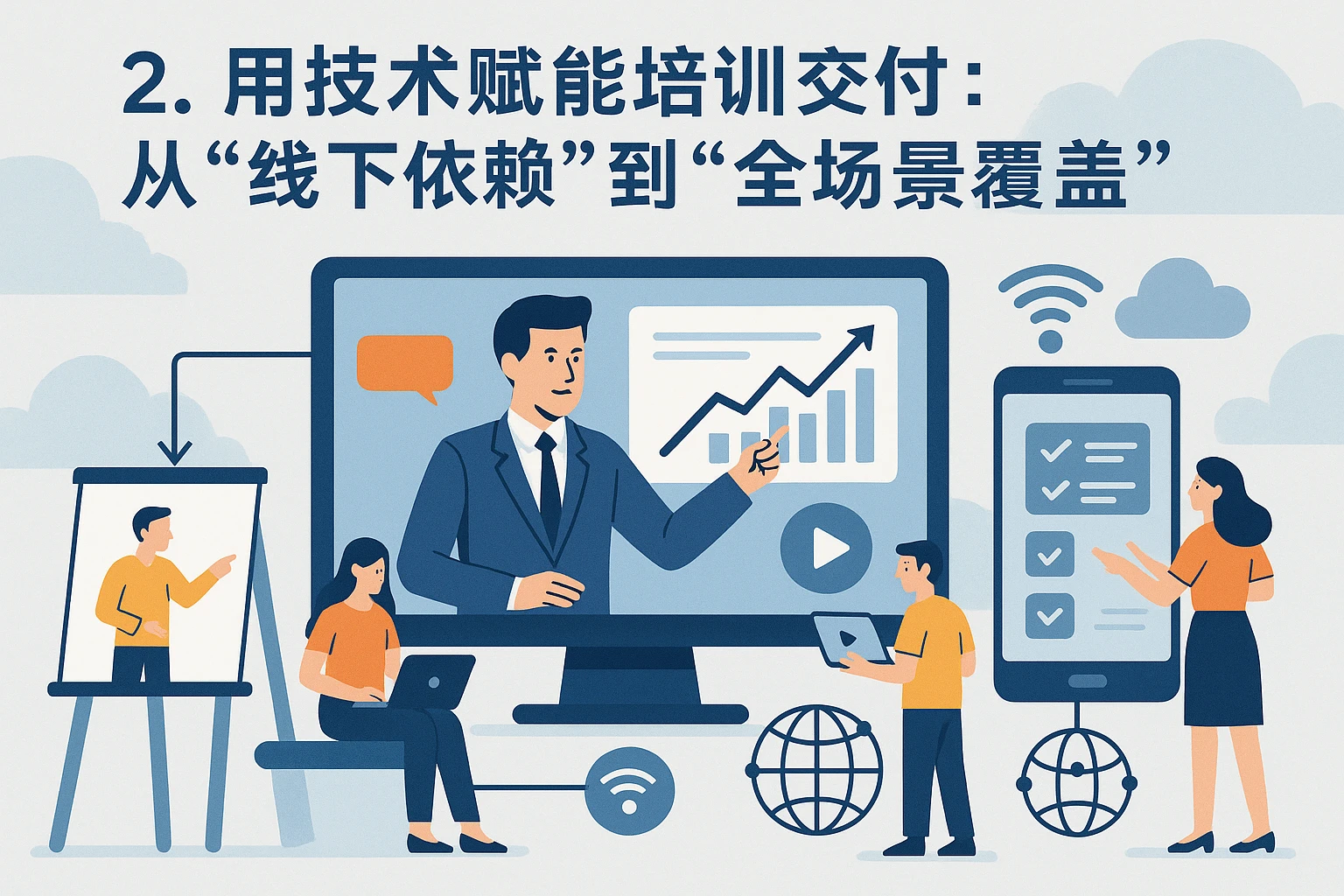 2. 用技术赋能培训交付：从“线下依赖”到“全场景覆盖”