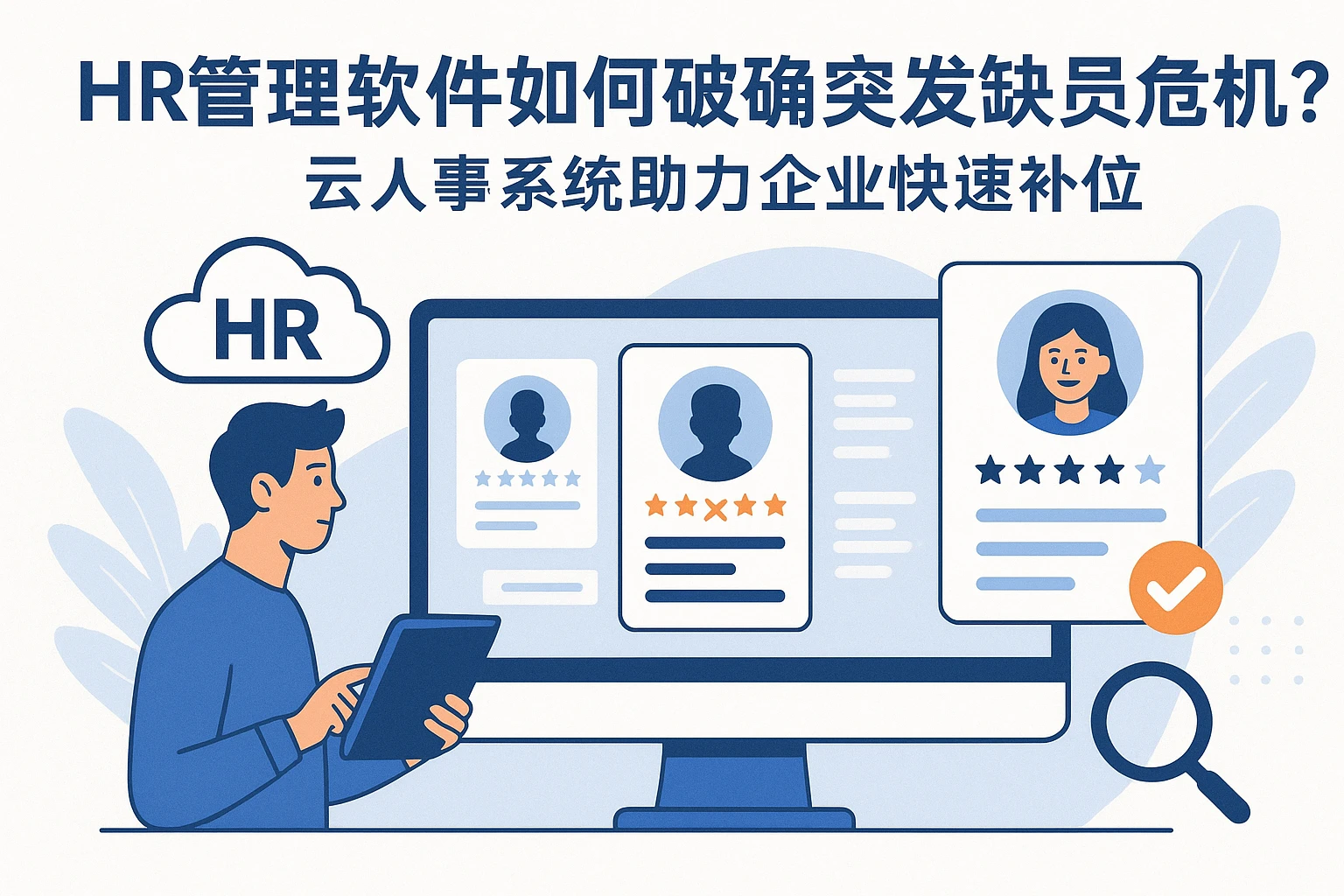 HR管理软件如何破解突发缺员危机？云人事系统助力企业快速补位