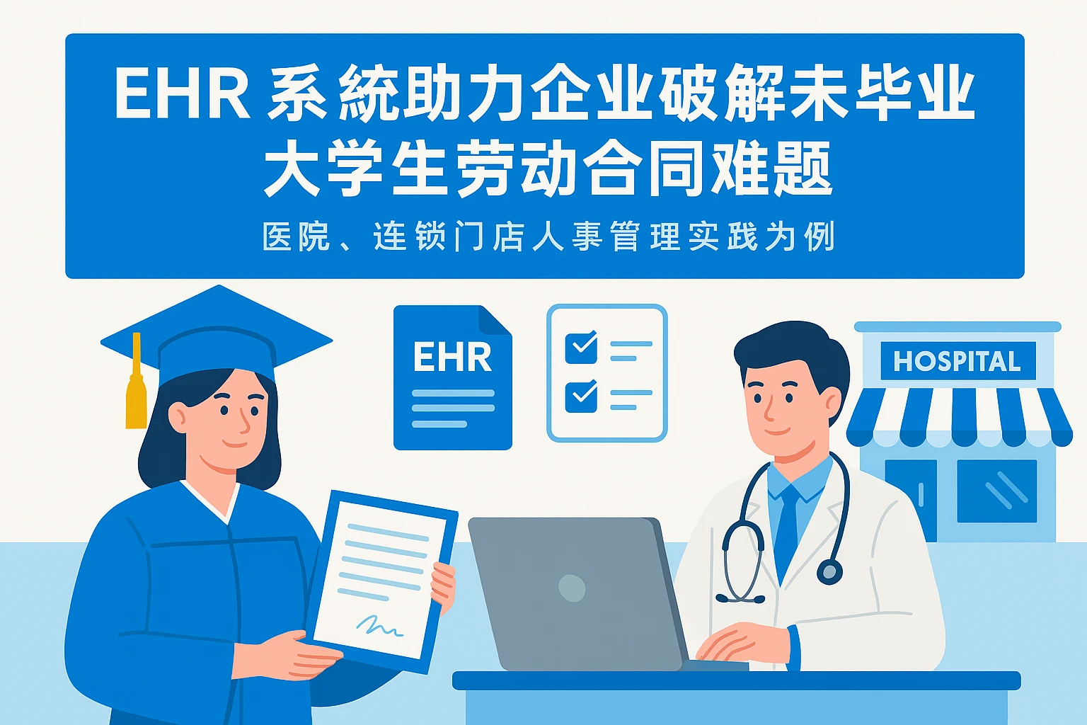 EHR系统助力企业破解未毕业大学生劳动合同难题——以医院、连锁门店人事管理实践为例