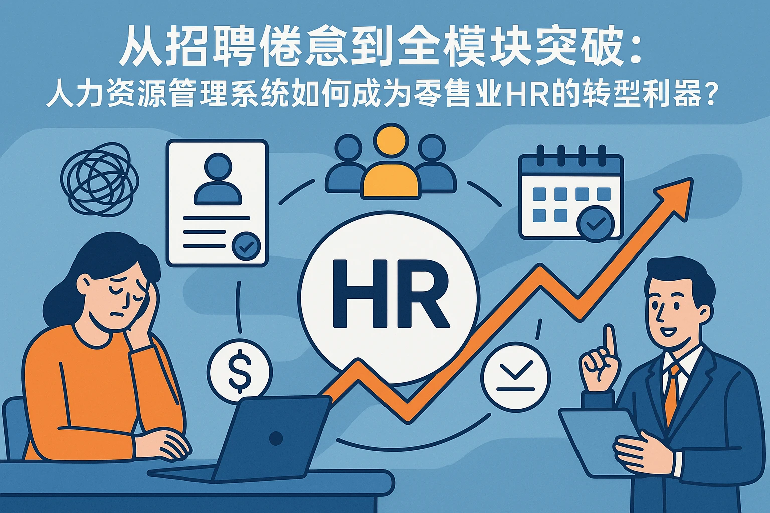 从招聘倦怠到全模块突破：人力资源管理系统如何成为零售业HR的转型利器？