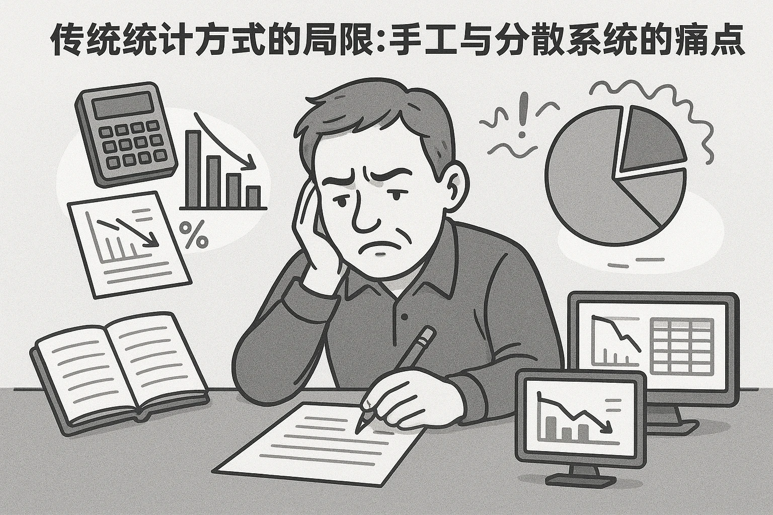 2. 传统统计方式的局限：手工与分散系统的痛点