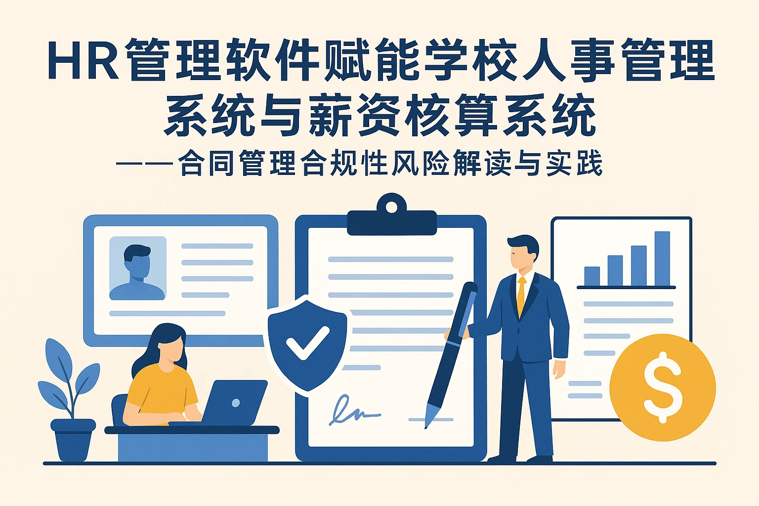 HR管理软件赋能学校人事管理系统与薪资核算系统——合同管理合规性风险解读与实践