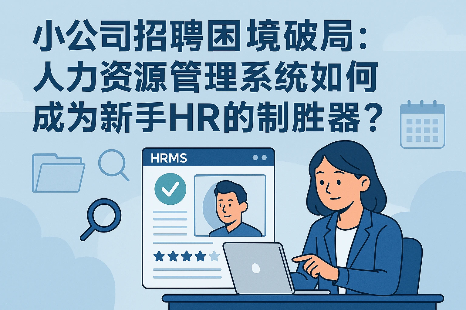 小公司招聘困境破局：人力资源管理系统如何成为新手HR的制胜武器？