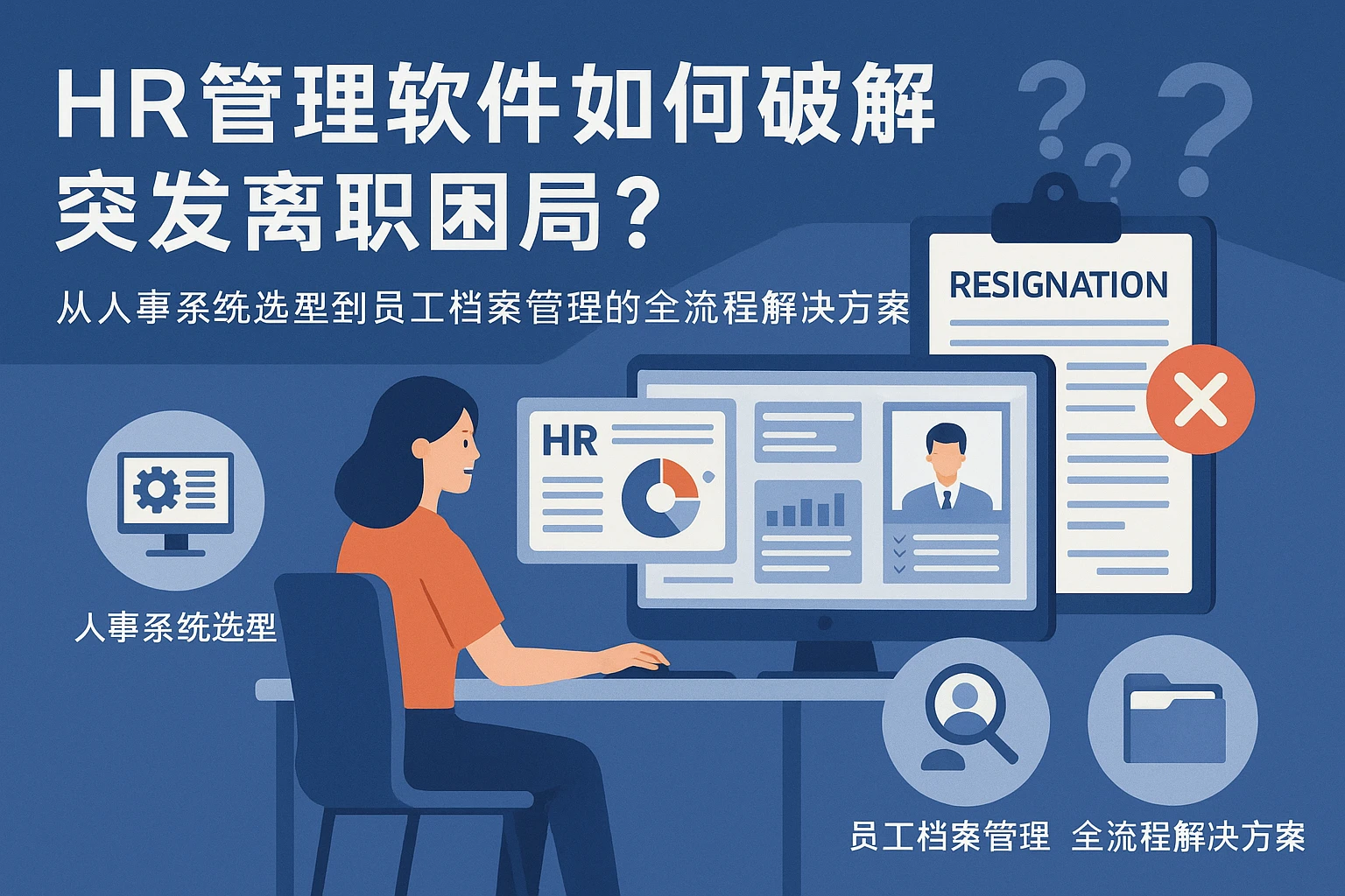 HR管理软件如何破解突发离职困局？从人事系统选型到员工档案管理的全流程解决方案