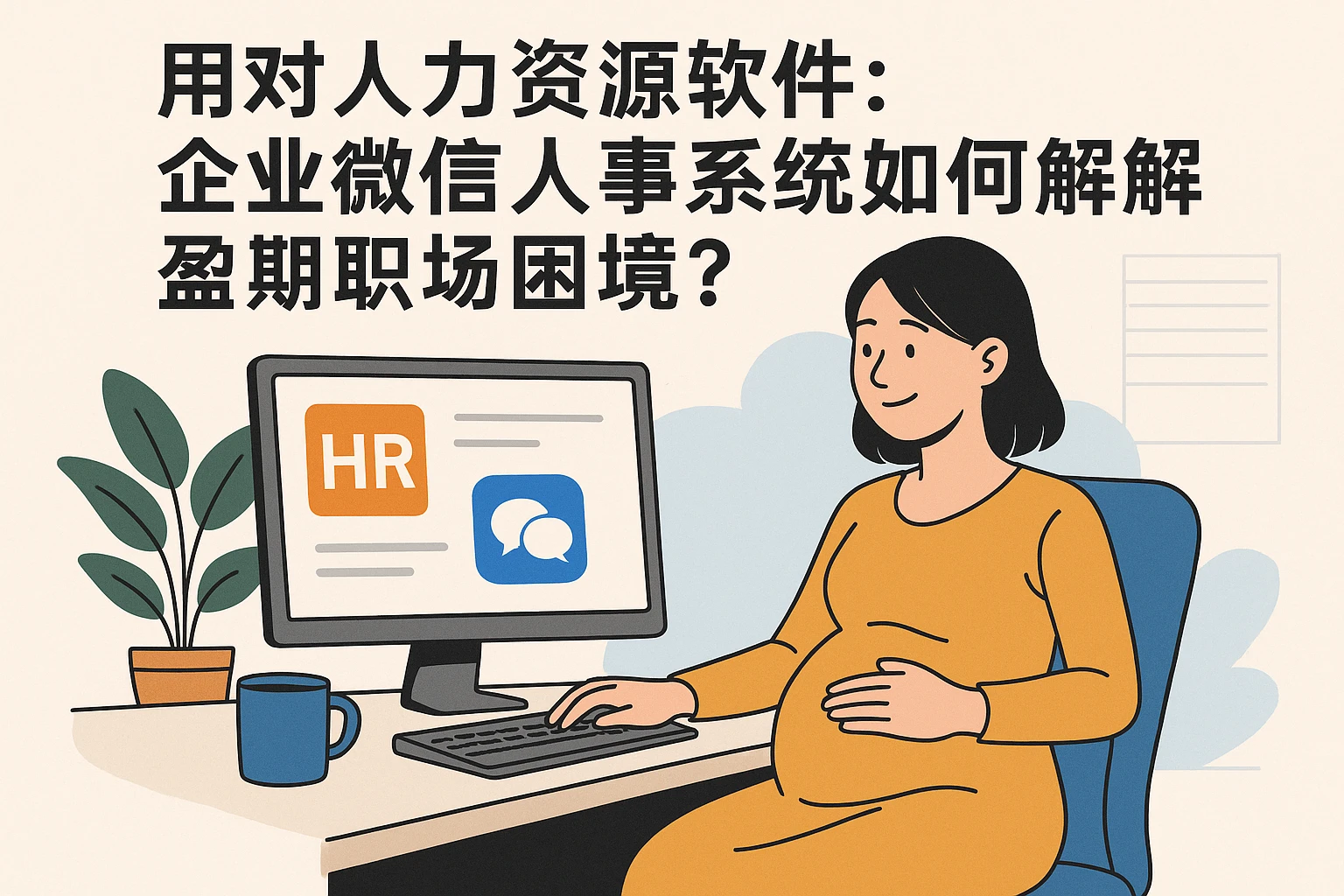 用对人力资源软件：企业微信人事系统如何破解孕期职场困境？