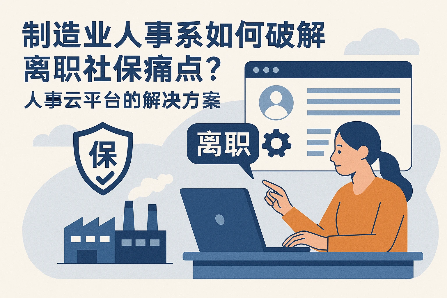 制造业人事系统如何破解离职社保痛点？人事云平台的解决方案