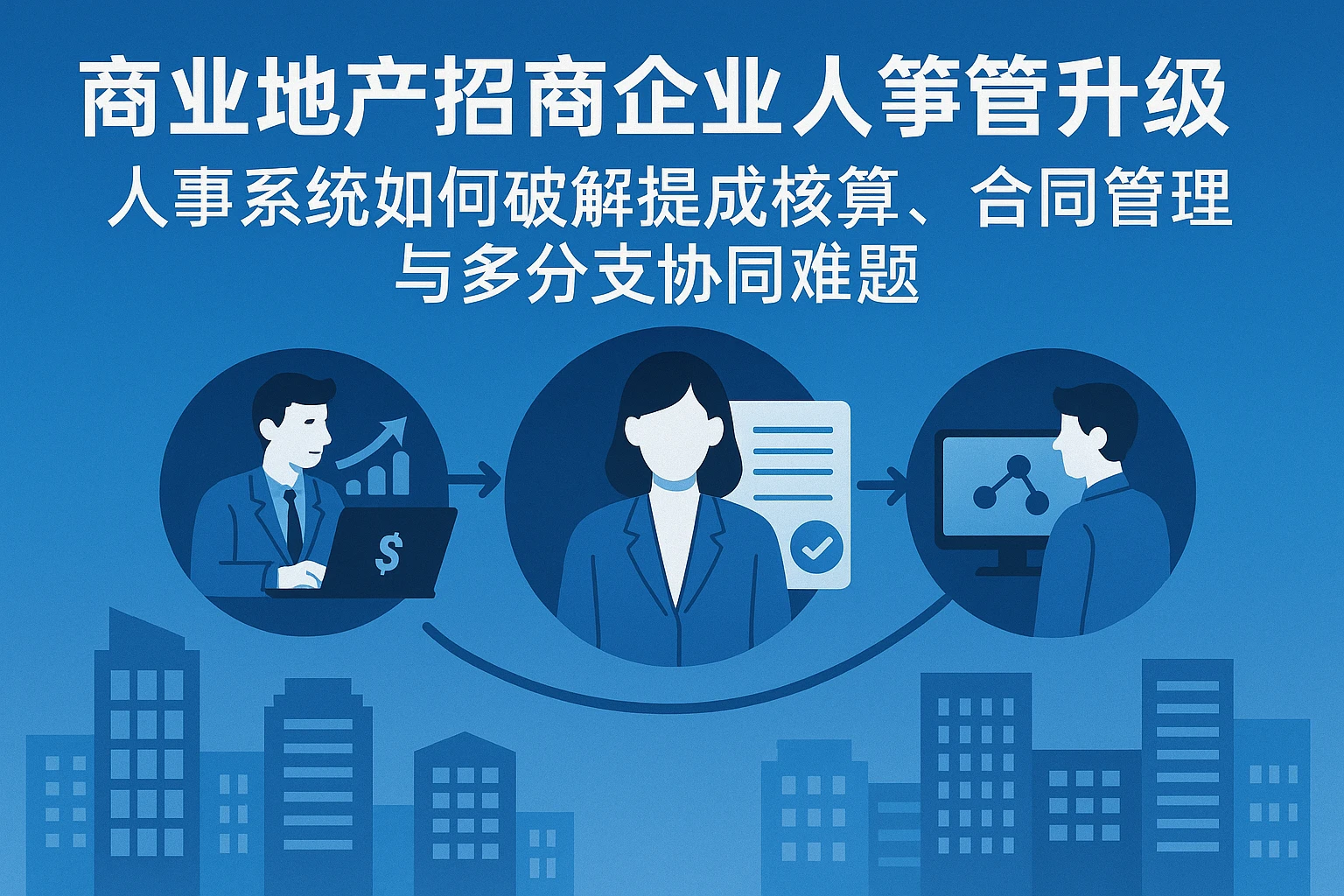 商业地产招商企业人事管理升级：人事系统如何破解提成核算、合同管理与多分支协同难题