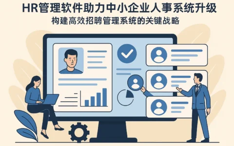 HR管理软件助力中小企业人事系统升级：构建高效招聘管理系统的关键战略