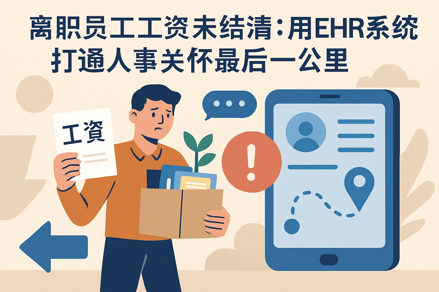 离职员工工资未结清：用EHR系统打通人事关怀最后一公里