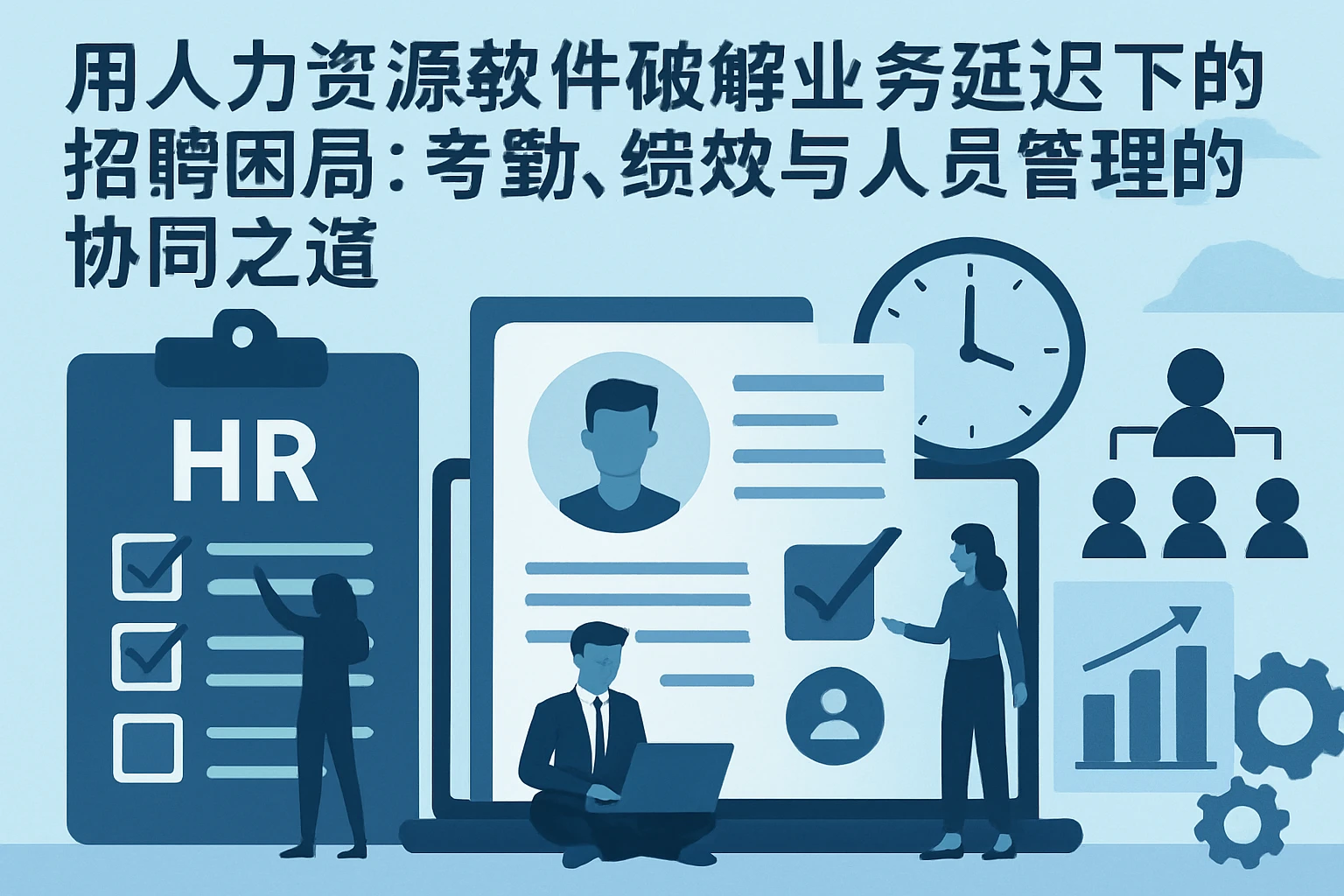 用人力资源软件破解业务延迟下的招聘困局：考勤、绩效与人员管理的协同之道