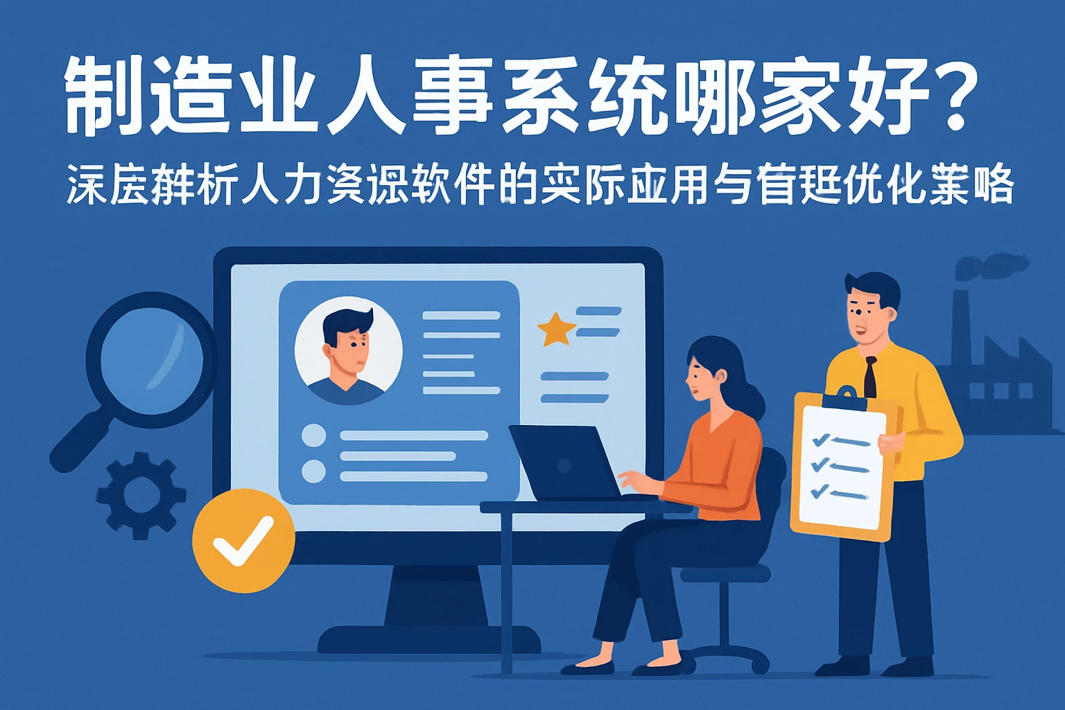 制造业人事系统哪家好？深度解析人力资源软件的实际应用与管理优化策略
