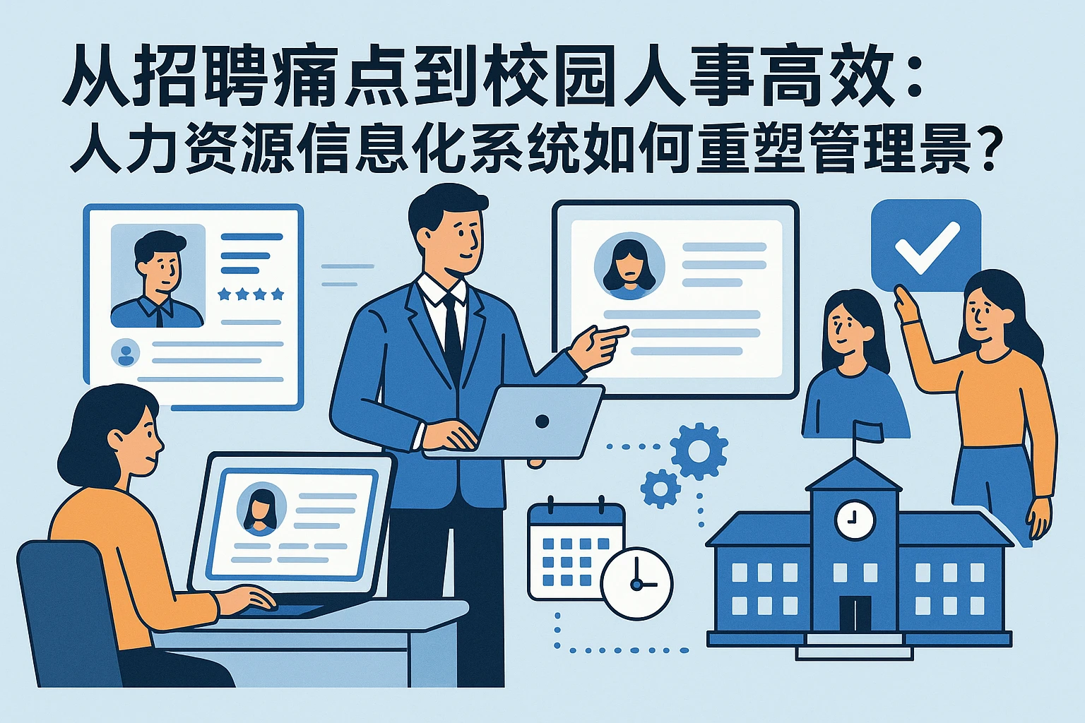 从招聘痛点到校园人事高效：人力资源信息化系统如何重塑管理场景？