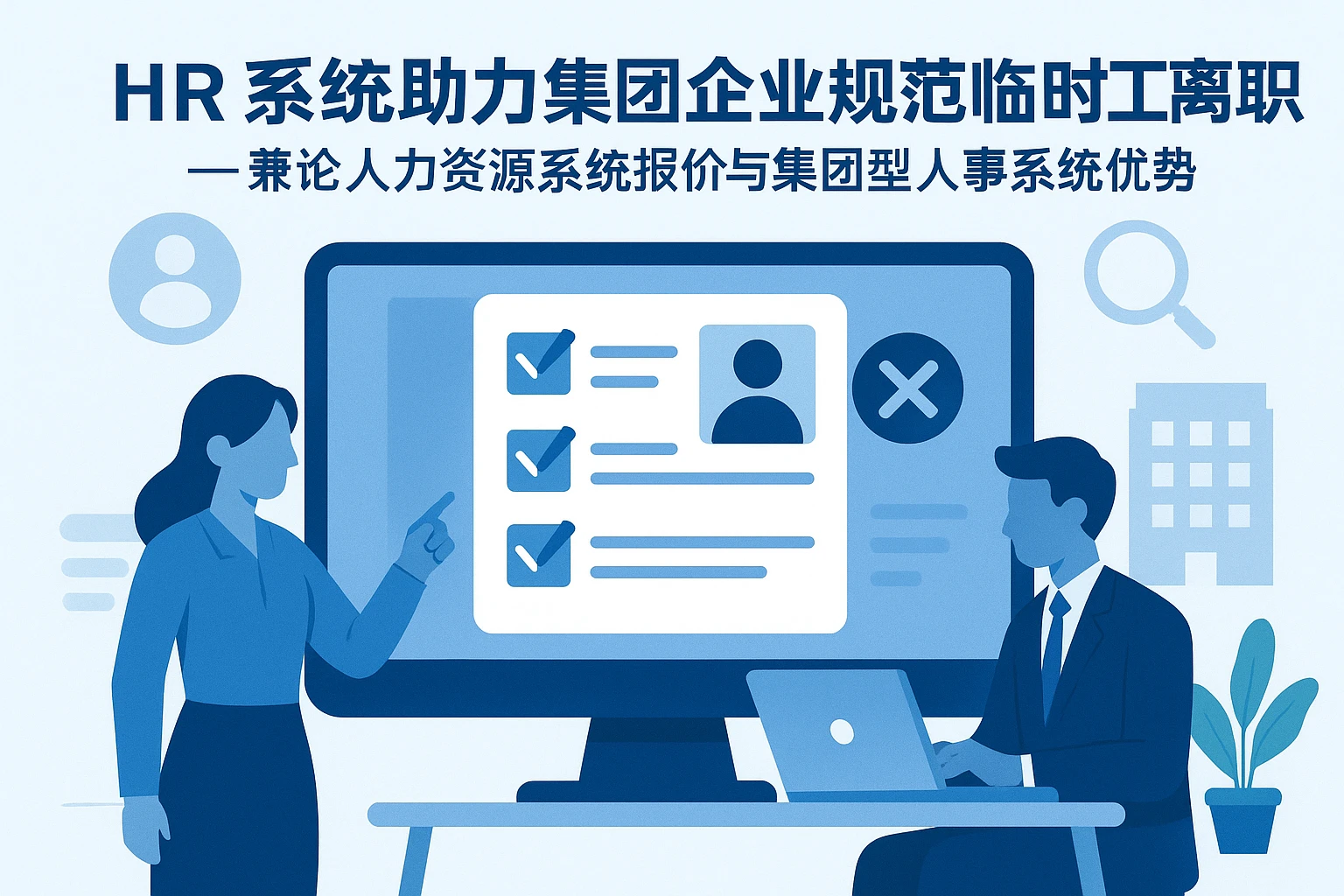 HR系统助力集团企业规范临时工离职管理——兼论人力资源系统报价与集团型人事系统优势