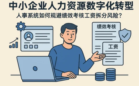 中小企业人力资源数字化转型：人事系统如何规避绩效考核工资拆分风险？