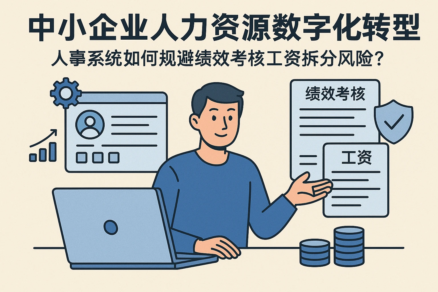 中小企业人力资源数字化转型：人事系统如何规避绩效考核工资拆分风险？