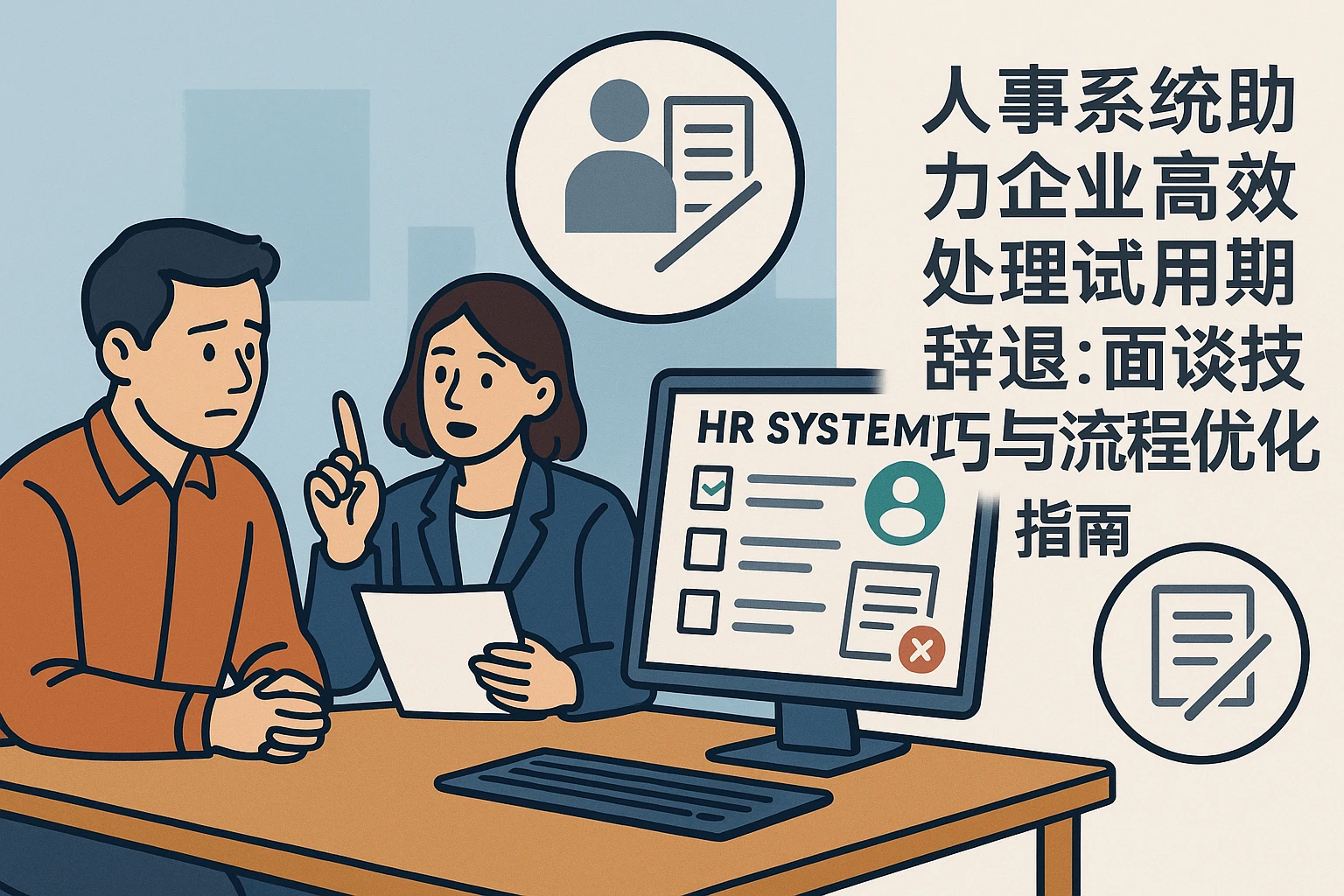 人事系统助力企业高效处理试用期辞退：面谈技巧与流程优化指南