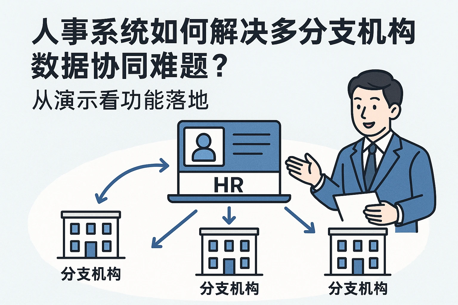 人事系统如何解决多分支机构数据协同难题？从演示看功能落地