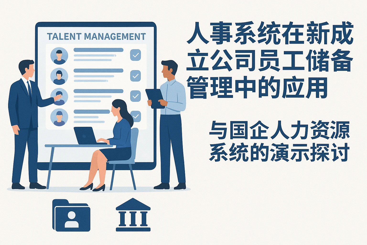 人事系统在新成立公司员工储备管理中的应用与国企人力资源系统的演示探讨
