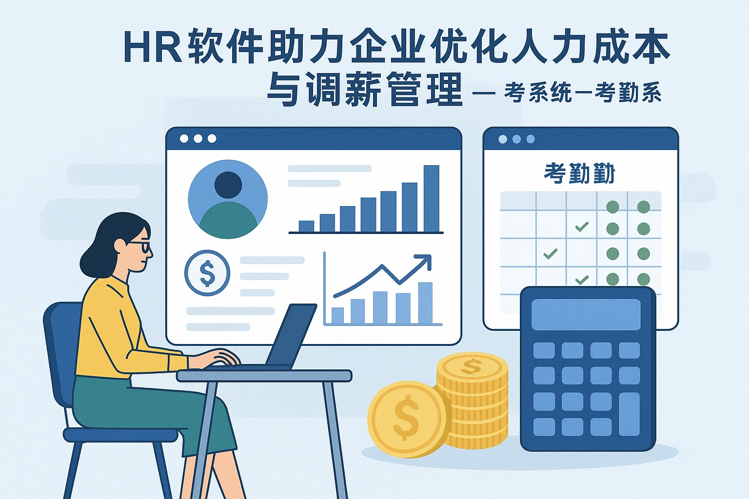人力资源软件助力企业优化人力成本与调薪管理——以人事系统演示与考勤系统为核心